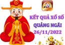 Soi cầu xổ xố Quảng Ngãi ngày 26/11/2022 dự đoán cầu lô thứ 7