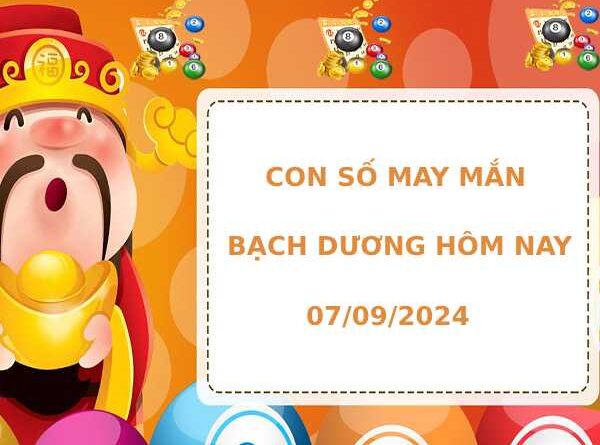 Con số may mắn cung Bạch Dương ngày 7/9/2024 dễ trúng
