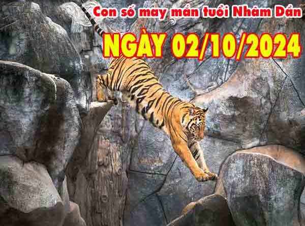 Con số may mắn tuổi Nhâm Dần ngày 2/10/2024 thứ 4 hôm nay
