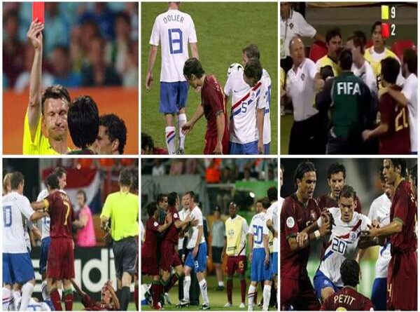 Điểm danh những trận đấu nhiều thẻ đỏ nhất World Cup