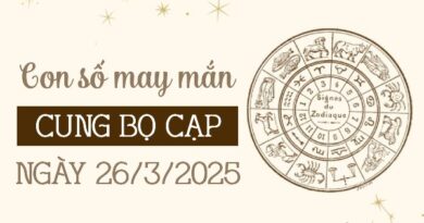 con số phát tài Bọ Cạp 26/3/2025