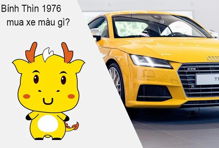 Tuổi Bính Thìn 1976 hợp xe màu gì?