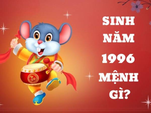 Người sinh năm 1996 thuộc tuổi Bính Tý, mang hành Thủy