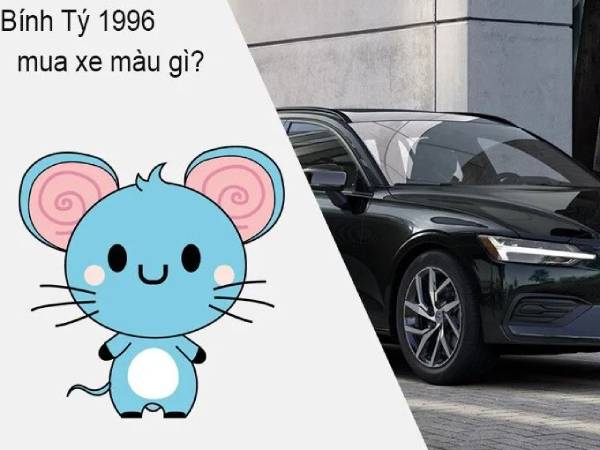 Nam, nữ sinh năm 1996 hợp xe màu gì?
