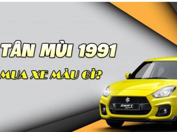 Nam, nữ tuổi Tân Mùi 1991 hợp xe màu gì?