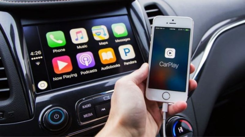 Kết nối điện thoại với màn hình ô tô không dây Wireless CarPlay